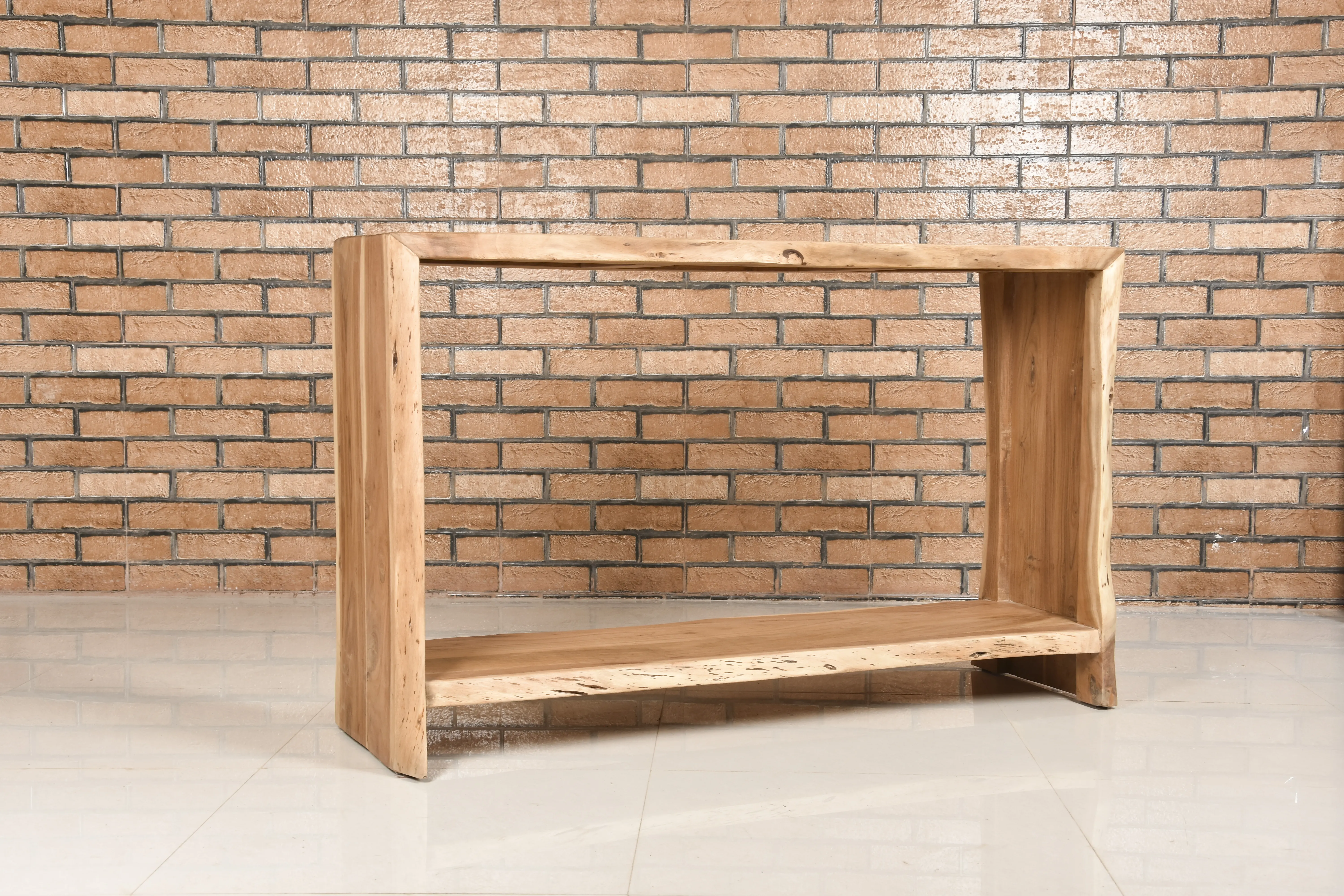 Wooden Live Edge Console Table - popular handicrafts